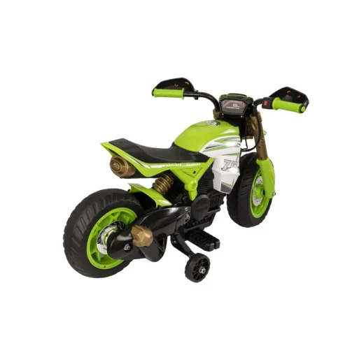 Hot Moto Cross 6V Per Bimbi: Fari, Suoni Realistici, Poggiapiedi, Stabilizzatore E Caricabatteria Inclusi Adatta A Bambini Dai 3 Ai 5 Anni Cavalcabili Elettrici