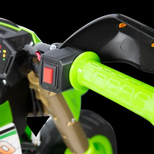 Hot Moto Cross 6V Per Bimbi: Fari, Suoni Realistici, Poggiapiedi, Stabilizzatore E Caricabatteria Inclusi Adatta A Bambini Dai 3 Ai 5 Anni Cavalcabili Elettrici
