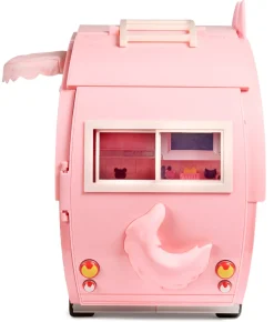 Outlet Na Na Na Surprise Kitty-Cat-Camper Rosa Con Orecchie E Coda Da Gatto 7 Aree Di Giochi Tra Cui Cucina Completa, Amaca E Accessori Fashion Dolls