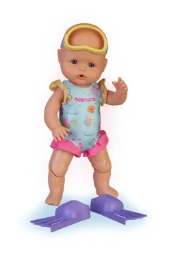 Outlet Impara Ad Immergersi, Bambola Da 35 Cm Con Corpo Rigido E Costume Da Bagno.Nuotera Per Davvero. Per Bambine/I Da 2 Anni Bambolotti