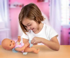 New Pannolino Magico, Bambola 35 Cm Con Pannolino Con Luci, Inclusi Accessori. Bambolotti