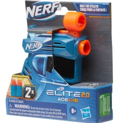 Online Elite 2.0 Blaster Ace Sd-1, Con 2 Dardi Originali Elite E Portadardi Da 1 , Per Lanci Furtivi, Facile Da Usare Giochi Di Abilita E Sport