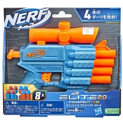 Clearance Elite 2.0, Blaster Prospect Qs-4, 8 Dardi Originali Elite, Blaster A 4 Dardi, Mirino Telescopico Fisso Giochi Di Abilita E Sport
