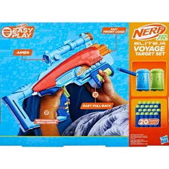 Outlet Elite Junior Set Voyage Target, Blaster In Gommapiuma Facile Da Usare, 20 Dardi Elite, 2 Bersagli, Per Giochi All'Aperto Di Bambini E Bambine, Dai 6 Anni In Su Giochi Di Abilita E Sport