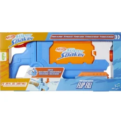 Clearance Super Soaker Flip Fill, Soaker Con 4 Stili Di Spruzzo, Riempimento Rapido, Serbatoio Da 887 Mm, Giochi D'Acqua Pistole Ad Acqua