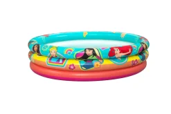 Outlet Piscina 3 Anelli Disney Sirenetta Cm. 122 25 Gonfiabili Per Bambini