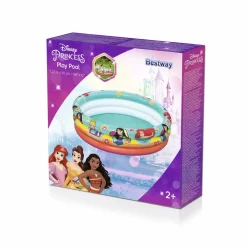 Outlet Piscina 3 Anelli Disney Sirenetta Cm. 122 25 Gonfiabili Per Bambini