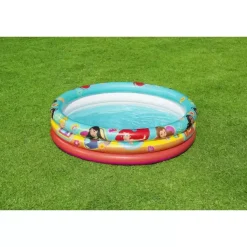 Outlet Piscina 3 Anelli Disney Sirenetta Cm. 122 25 Gonfiabili Per Bambini