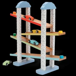 Outlet Pista Macchinine Veicoli In Legno