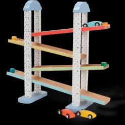 Outlet Pista Macchinine Veicoli In Legno