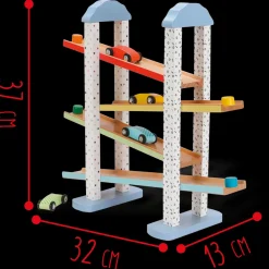 Outlet Pista Macchinine Veicoli In Legno