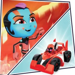 Online Super Pigiamini, Pista Delle Macchinine, Playset Con Pista E 4 Macchine , Per Bambini Dai 3 Anni In Su Mondi Immaginari