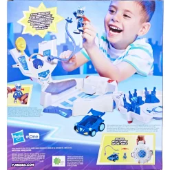 Discount Super Pigiamini, Playset Pj Power Q, Set Del Quartier Generale Dei Superpigiamini Con Auto E Action Figure, Giocattoli A Tema Supereroi Per Bambini E Bambine Dai 3 Anni In Su Mondi Immaginari