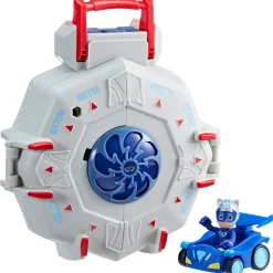 Discount Super Pigiamini, Playset Pj Power Q, Set Del Quartier Generale Dei Superpigiamini Con Auto E Action Figure, Giocattoli A Tema Supereroi Per Bambini E Bambine Dai 3 Anni In Su Mondi Immaginari
