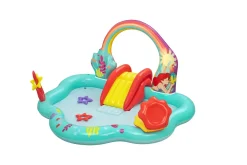 Hot Play Center Disney Sirenetta Cm. 221X193X117 Include Conchiglia Stelle Marine Gonfiabili Per Bambini
