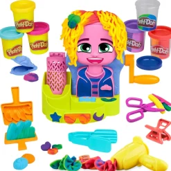 Capelli Pazzerelli, Playset Per Giocare Al Parrucchiere, Giocattoli Di Fantasia Per Bambini E Bambine Dai 3 Anni In Su Plastilina E Pasta Modellabile