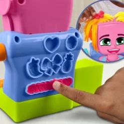 Capelli Pazzerelli, Playset Per Giocare Al Parrucchiere, Giocattoli Di Fantasia Per Bambini E Bambine Dai 3 Anni In Su Plastilina E Pasta Modellabile