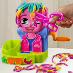Capelli Pazzerelli, Playset Per Giocare Al Parrucchiere, Giocattoli Di Fantasia Per Bambini E Bambine Dai 3 Anni In Su Plastilina E Pasta Modellabile