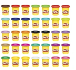 Online Collezione Da 35 Vasetti Muilticolore, Per Bambini Dai 3 Anni In Su Plastilina E Pasta Modellabile