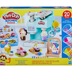 Sale , Kitchen Creations, La Caffettiera Super Colorata, Playset Con 20 Accessori E 8 Vasetti Di Pasta Modellabile Plastilina E Pasta Modellabile