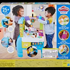 Discount , Kitchen Creations, Il Super Camioncino Dei Gelati Di , Playset Con Cucina Di Grandi Dimensioni Con Suoni Realistici, 27 Accessori, 12 Vasetti Di Pasta Da Modellare Atossica Plastilina E Pasta Modellabile