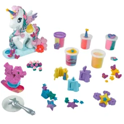 , Unicorno Magico Da Decorare, Per Bambini E Bambine Dai 3 Anni In Su, Con 5 Vasetti Plastilina E Pasta Modellabile