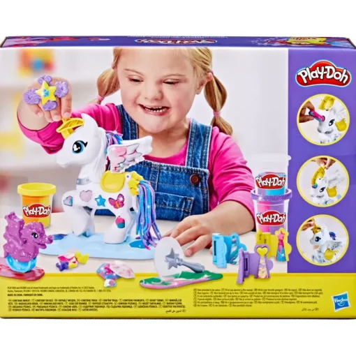 , Unicorno Magico Da Decorare, Per Bambini E Bambine Dai 3 Anni In Su, Con 5 Vasetti Plastilina E Pasta Modellabile