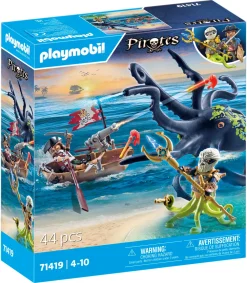 Clearance 71419 Pirata Con Piovra Gigante Per Bambini Dai 4 Anni Costruzioni Bambini