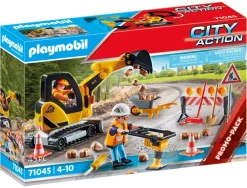 New City Action Promo Pack Cantiere Stradale Per Bambini Dai 4 Anni In Su Set Costruzioni
