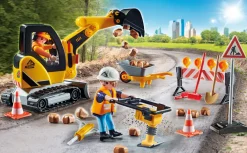 New City Action Promo Pack Cantiere Stradale Per Bambini Dai 4 Anni In Su Set Costruzioni