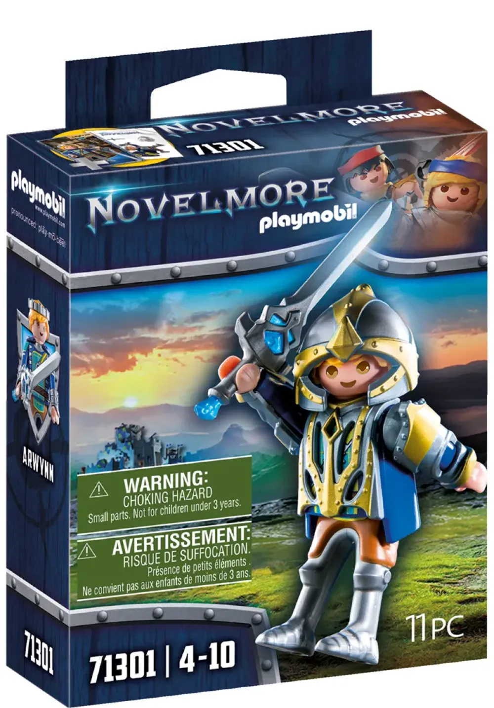 Outlet Novelmore 71301 Arwynn Con Invincibus, Giocattolo Per Bambini Dai 4 Anni In Su Set Costruzioni