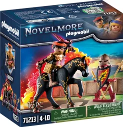Hot Novelmore 71213 Guerrieri Di Burnham Cavaliere Di Fuoco, Giocattolo Per Bambini Dai 4 Anni In Su Set Costruzioni