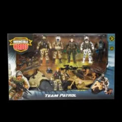 Hot Playset Team Patrol Action Figures