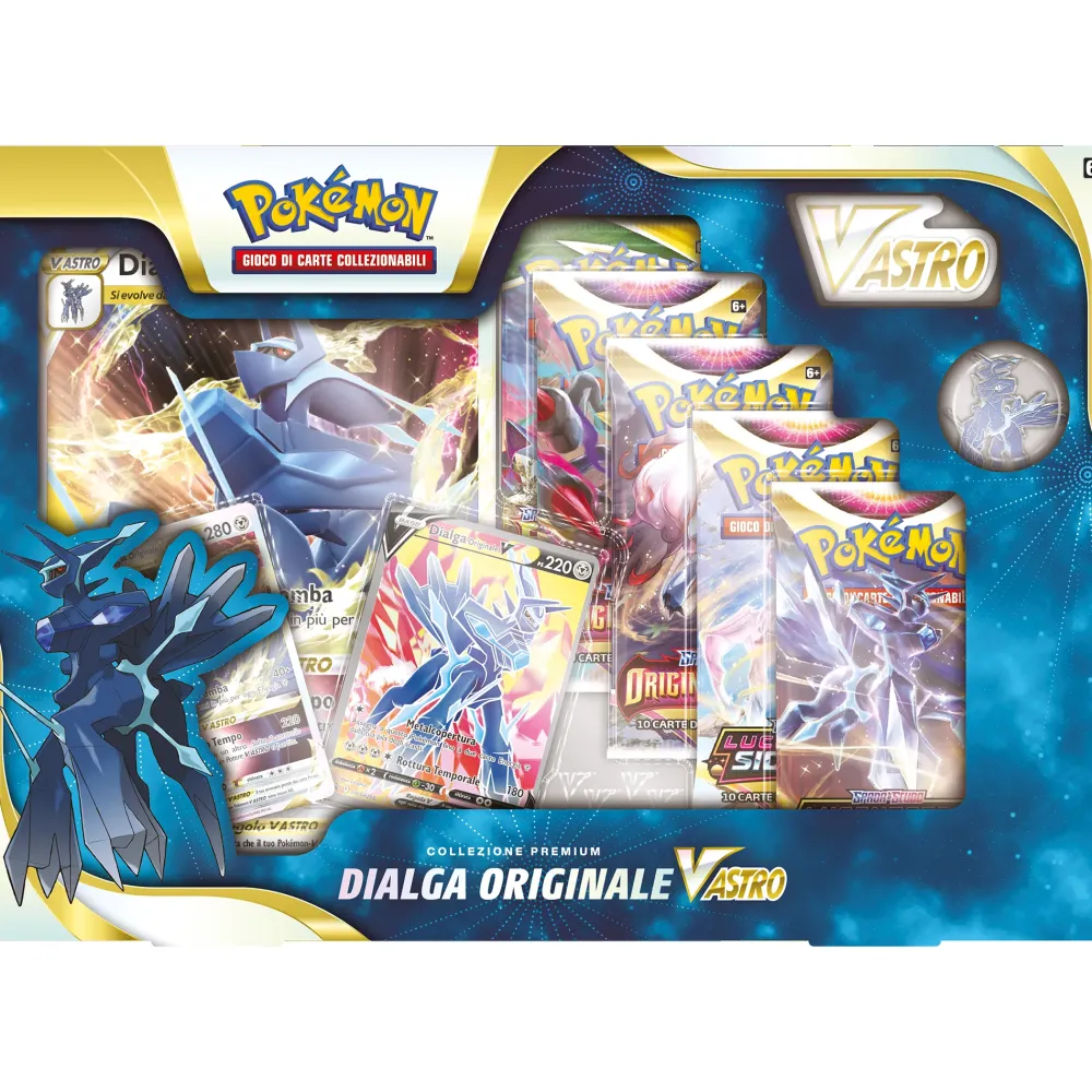 Sale Collezione Premium Dialga E Palkia Originale V-Astro Giochi Di Carte