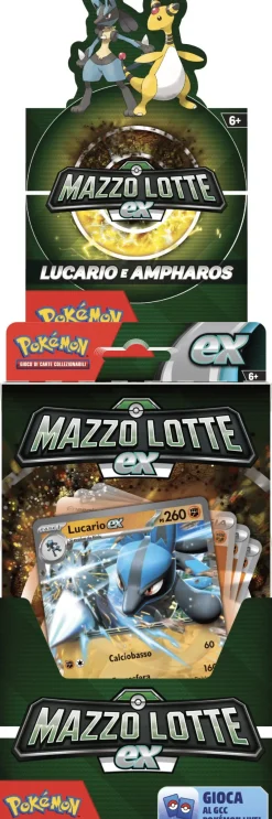 Discount Mazzo Lotte Ex Ampharos-Ex / Lucario-Ex Giochi Di Carte