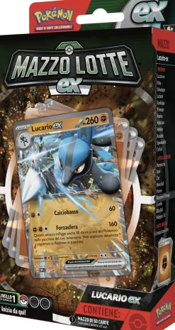 Discount Mazzo Lotte Ex Ampharos-Ex / Lucario-Ex Giochi Di Carte