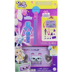 Disco Dance Fashion Reveal, Playset Da Viaggio A Forma Di Stereo Portatile Con Bambola E Accessori Inclusi Mini Dolls