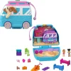 New Furgoncino Cucciolo Sole E Mare, Playset Da Viaggio Con Esterno Interattivo, 2 Micro Bambole E 12 Accessori Inclusi Mini Dolls
