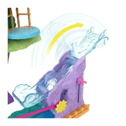 Best Pollyville Casa Sull'Albero Dei Cuccioli, Playset A 5 Piani, 15+ Pezzi Gioco: 2 Bambole, Veicolo, 4 Animali E Accessori, Giocattolo Per Bambini 4+ Anni Mini Dolls