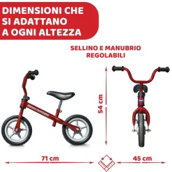 Clearance Prima Bicicletta Red Bullet Tricicli E Balance Bikes
