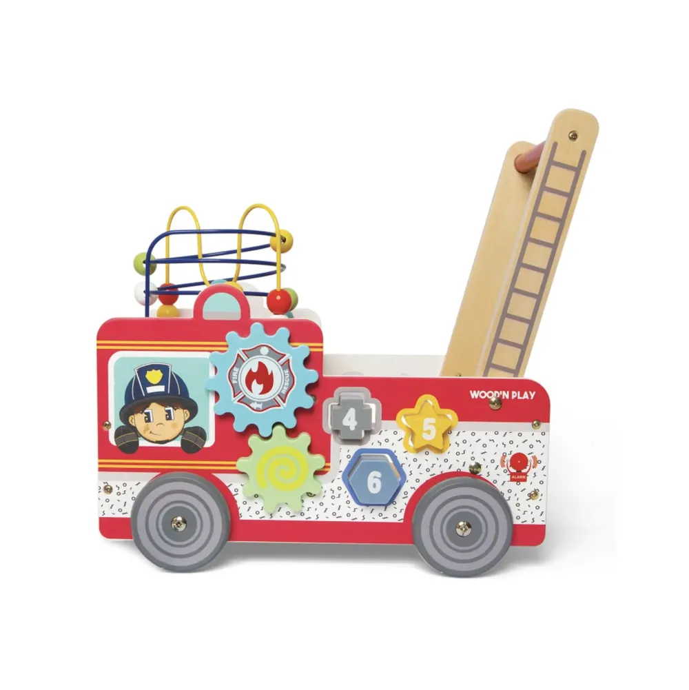 Discount Primi Passi Camion Dei Pompieri Cavalcabili E Primi Passi