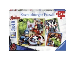 Discount 3 Puzzle 49 Pezzi Avengers Puzzle Per Bambini
