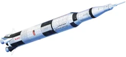 Online Apollo Saturn V Rocket, Razzo Spaziale, 440 Pezzi, 8+ Anni Puzzle 3D