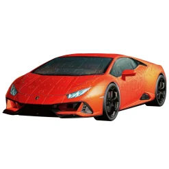 Sale Lamborghini Huracan Evo Arancione, 108 Pezzi, 8+ Anni Puzzle 3D