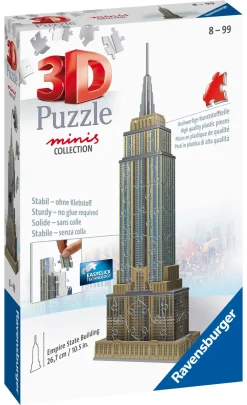 Best Mini Empire State Building, 54 Pezzi, 8 Anni Puzzle 3D