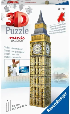 Outlet Mini Big Ben, 54 Pezzi, 8 Anni Puzzle 3D