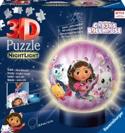 New Nightlamp Gabby'S Dollhouse, Night Lamp, 72 Pezzi, 6+ Anni Puzzle 3D