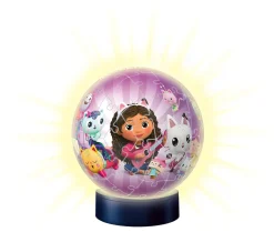 New Nightlamp Gabby'S Dollhouse, Night Lamp, 72 Pezzi, 6+ Anni Puzzle 3D