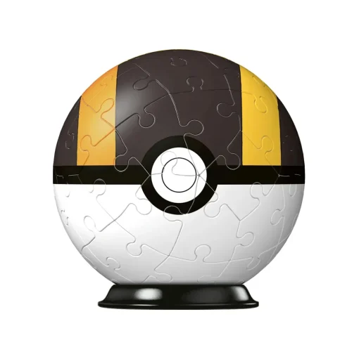 Best Ravensburger 3D Puzzle Pokeball Nera E Gialla, 54 Pezzi, 6+ Anni Puzzle 3D