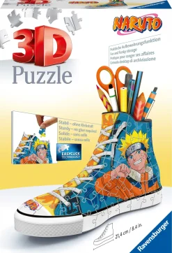 New Portapenne Sneaker Naruto, 108 Pezzi, 8+ Anni Puzzle 3D